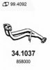 ASSO 34.1037 Exhaust Pipe